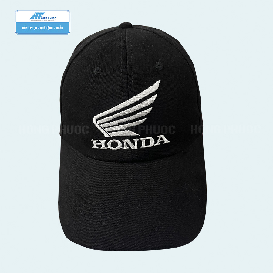 Nón kết thêu đen Honda