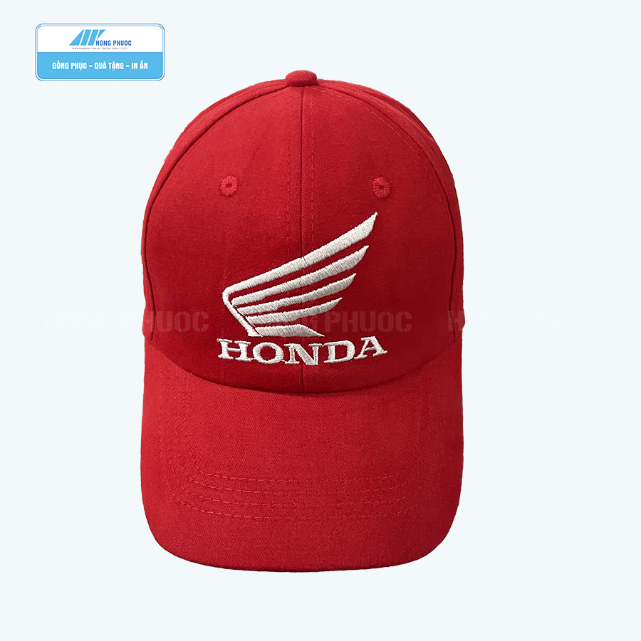 Nón kết thêu đỏ Honda