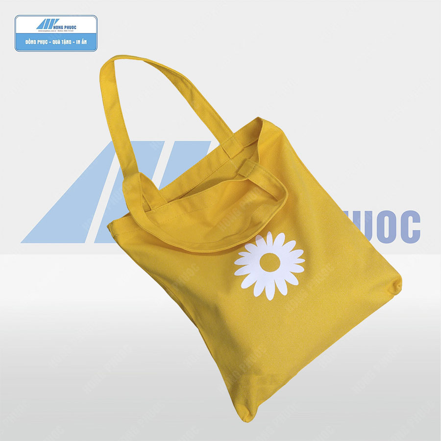 Túi vải Canvas hoa cúc